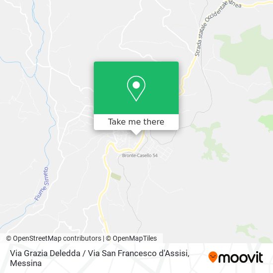 Via Grazia Deledda / Via San Francesco d'Assisi map