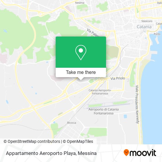Appartamento Aeroporto Playa map