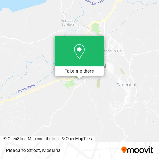 Pisacane Street map