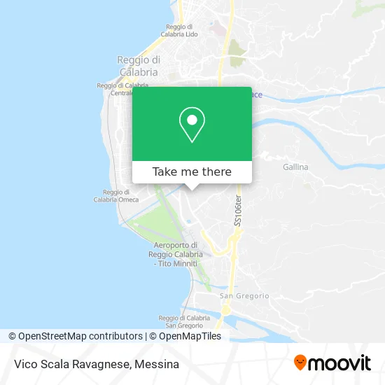 Vico Scala Ravagnese map