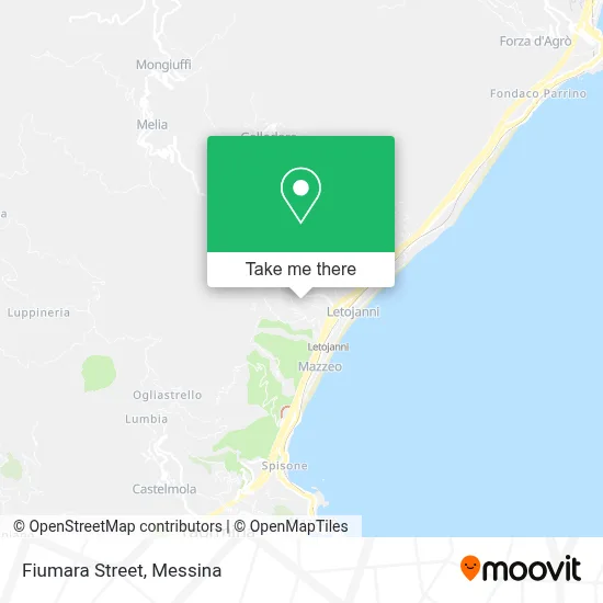Fiumara Street map