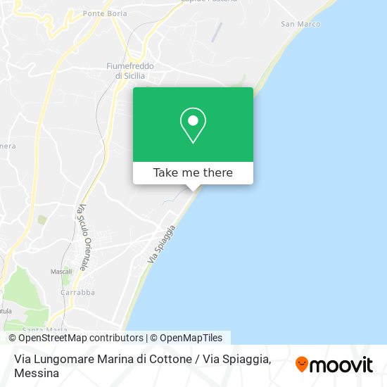 Via Lungomare Marina di Cottone / Via Spiaggia map