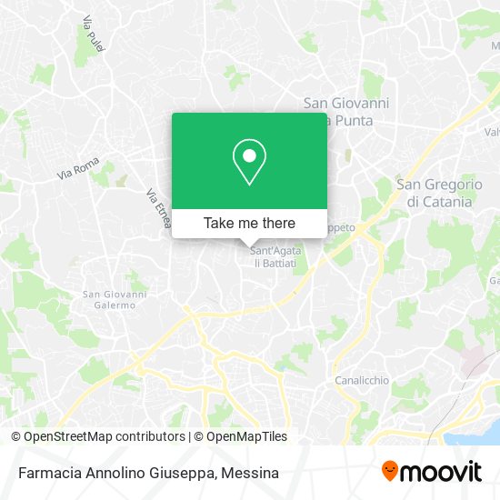 Farmacia Annolino Giuseppa map
