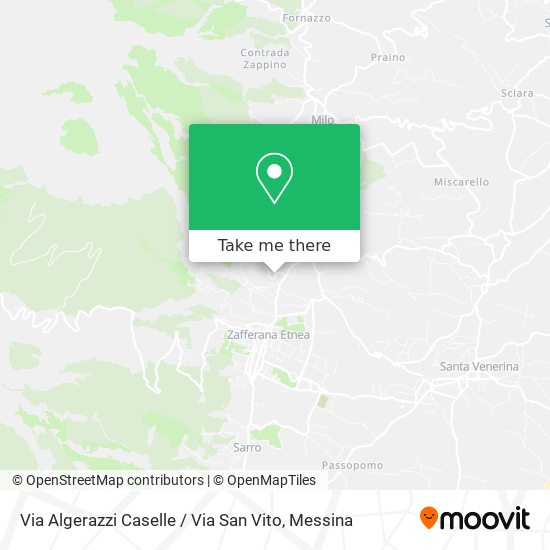 Via Algerazzi Caselle / Via San Vito map