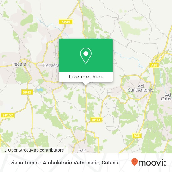 Tiziana Tumino Ambulatorio Veterinario map