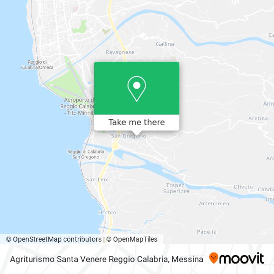 Agriturismo Santa Venere Reggio Calabria map