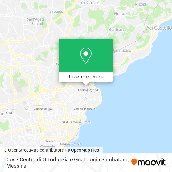 Cos - Centro di Ortodonzia e Gnatologia Sambataro map