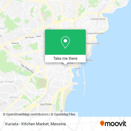 Vuciata - Kitchen Market map