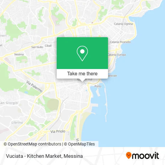 Vuciata - Kitchen Market map