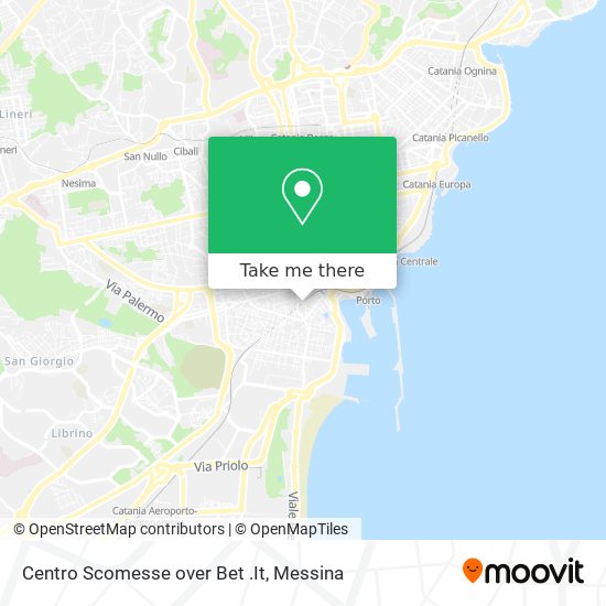 Centro Scomesse over Bet .It map