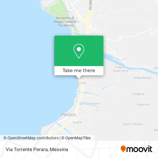 Via Torrente Perara map