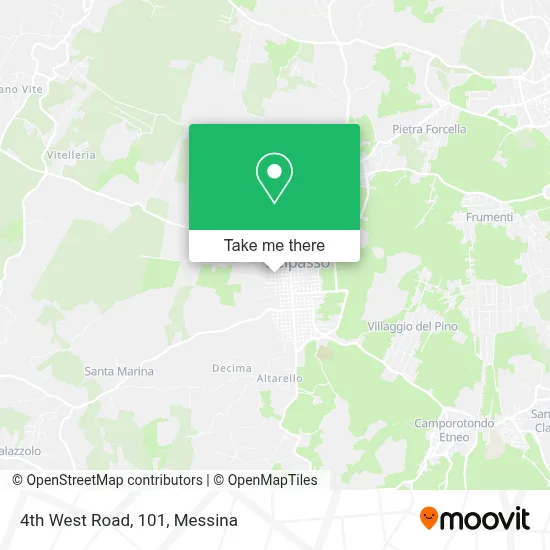 4th West Road, 101 map