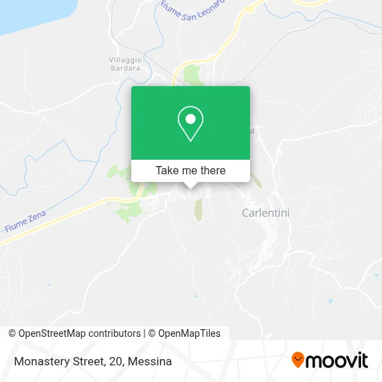 Monastery Street, 20 map