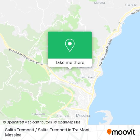 Salita Tremonti / Salita Tremonti in Tre Monti map