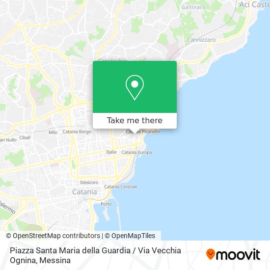 Piazza Santa Maria della Guardia / Via Vecchia Ognina map