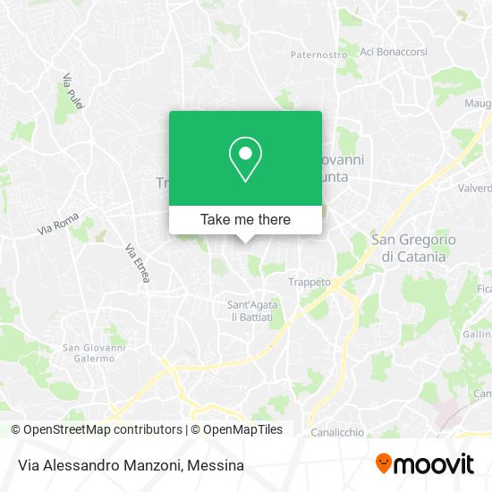 Via Alessandro Manzoni map