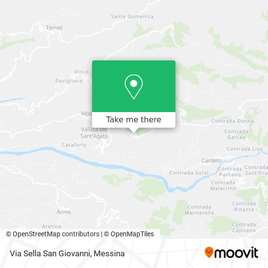 Via Sella San Giovanni map