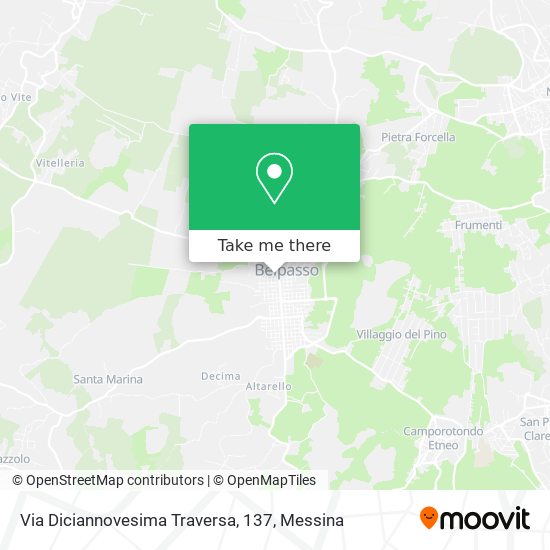 Via Diciannovesima Traversa, 137 map