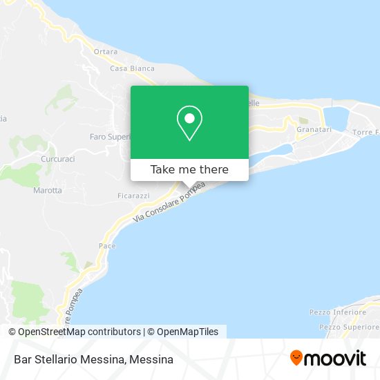 Bar Stellario Messina map