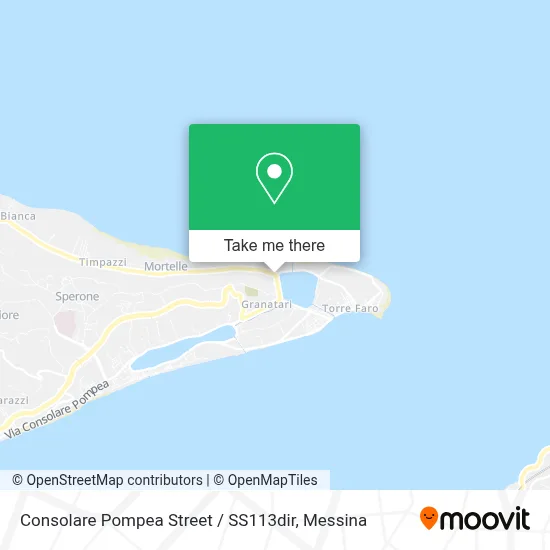Consolare Pompea Street / SS113dir map