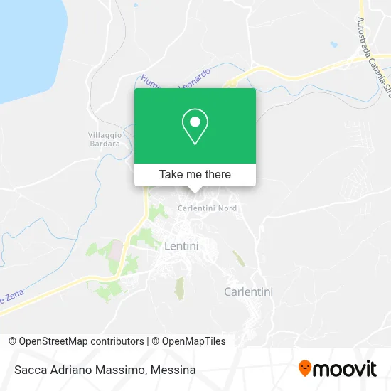 Sacca Adriano Massimo map