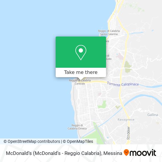 McDonald's (McDonald's - Reggio Calabria) map