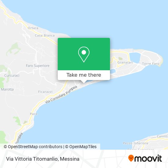 Via Vittoria Titomanlio map