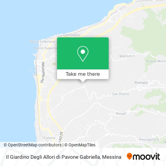 Il Giardino Degli Allori di Pavone Gabriella map