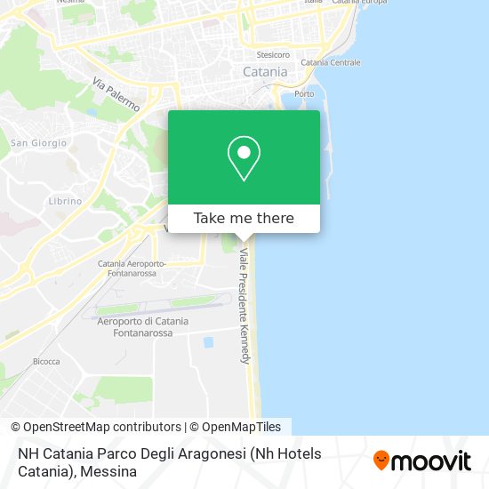 NH Catania Parco Degli Aragonesi (Nh Hotels Catania) map