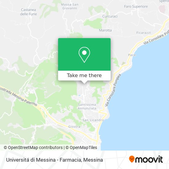 Universitá di Messina - Farmacia map