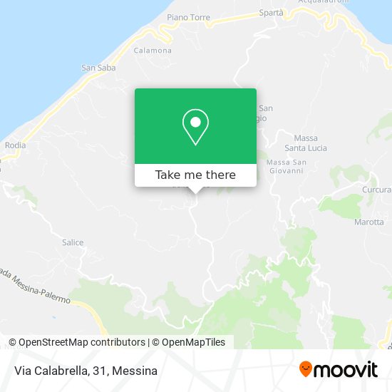Via Calabrella, 31 map