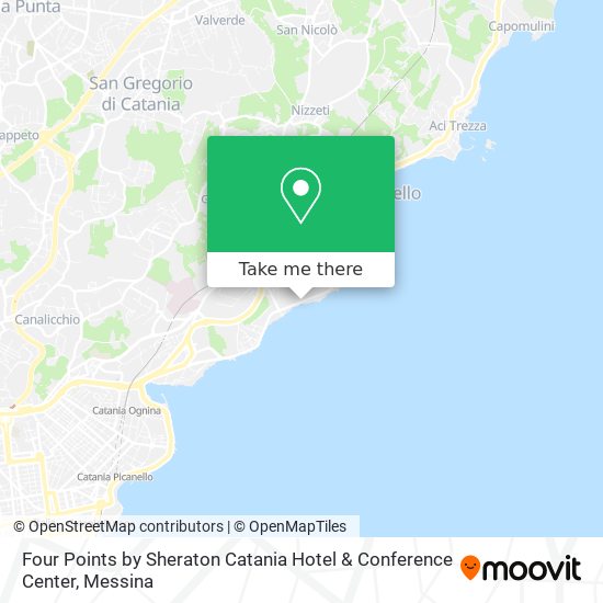 Four Points by Sheraton Catania Hotel & Conference Center map