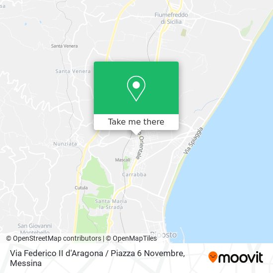 Via Federico II d'Aragona / Piazza 6 Novembre map