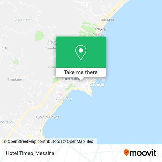 Hotel Timeo map