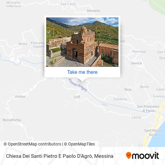 Chiesa Dei Santi Pietro E Paolo D'Agrò map