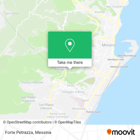 Petrazza Fortress map