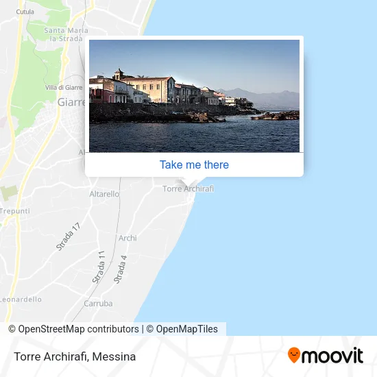 Torre Archirafi map
