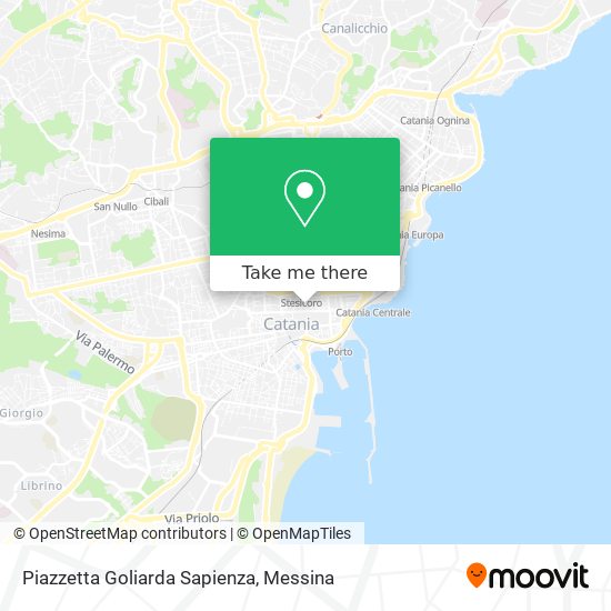 Piazzetta Goliarda Sapienza map