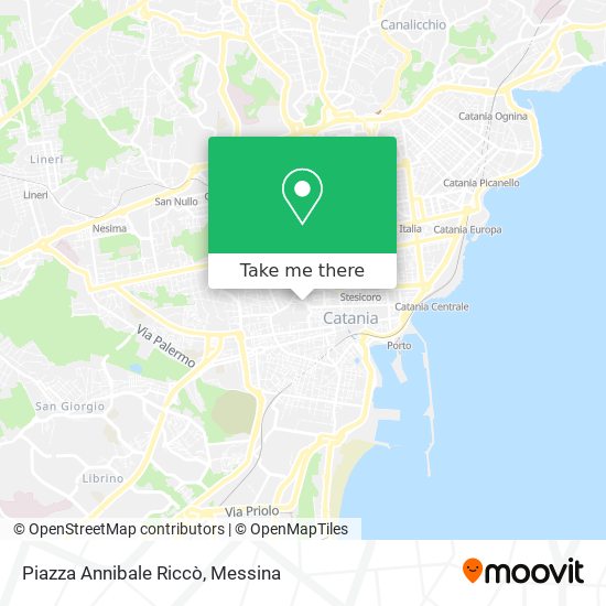 Piazza Annibale Riccò map