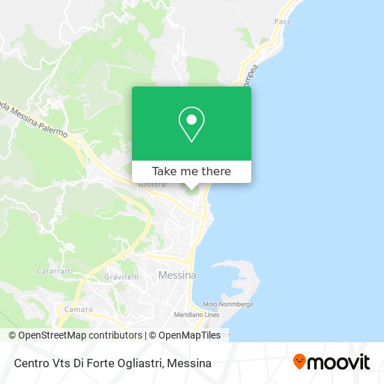 Centro Vts Di Forte Ogliastri map