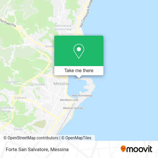 Forte San Salvatore map