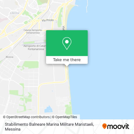 Stabilimento Balneare Marina Militare Maristaeli map