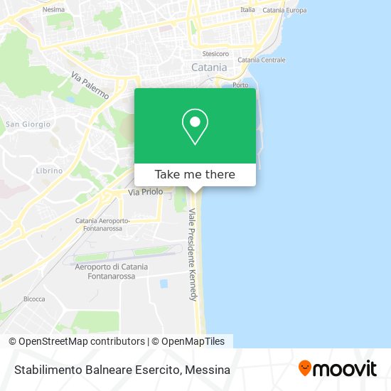Stabilimento Balneare Esercito map