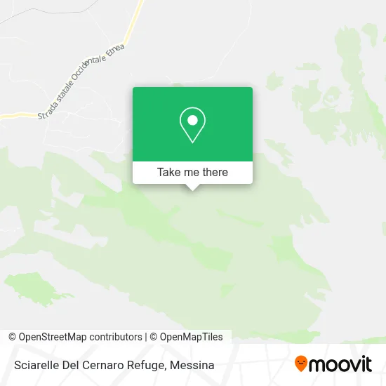 Sciarelle Del Cernaro Refuge map