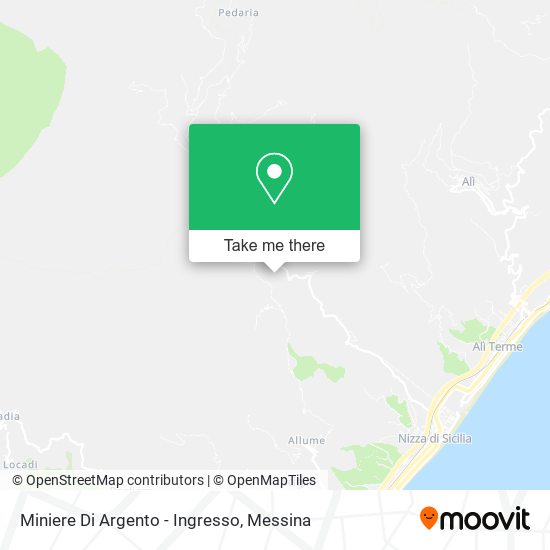 Miniere Di Argento - Ingresso map