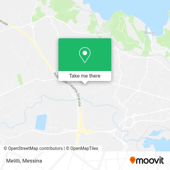 Melilli map