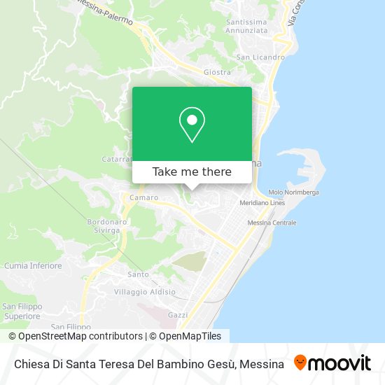 Chiesa Di Santa Teresa Del Bambino Gesù map