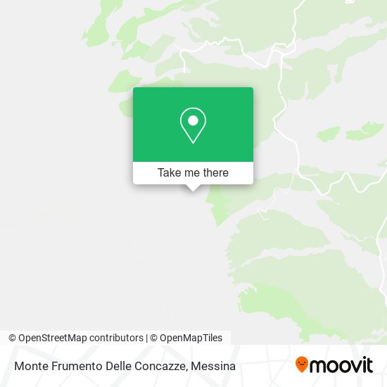 Monte Frumento Delle Concazze map