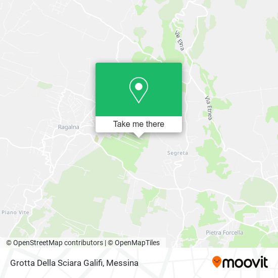 Grotta Della Sciara Galifi map