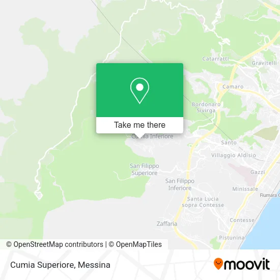 Cumia Superiore map